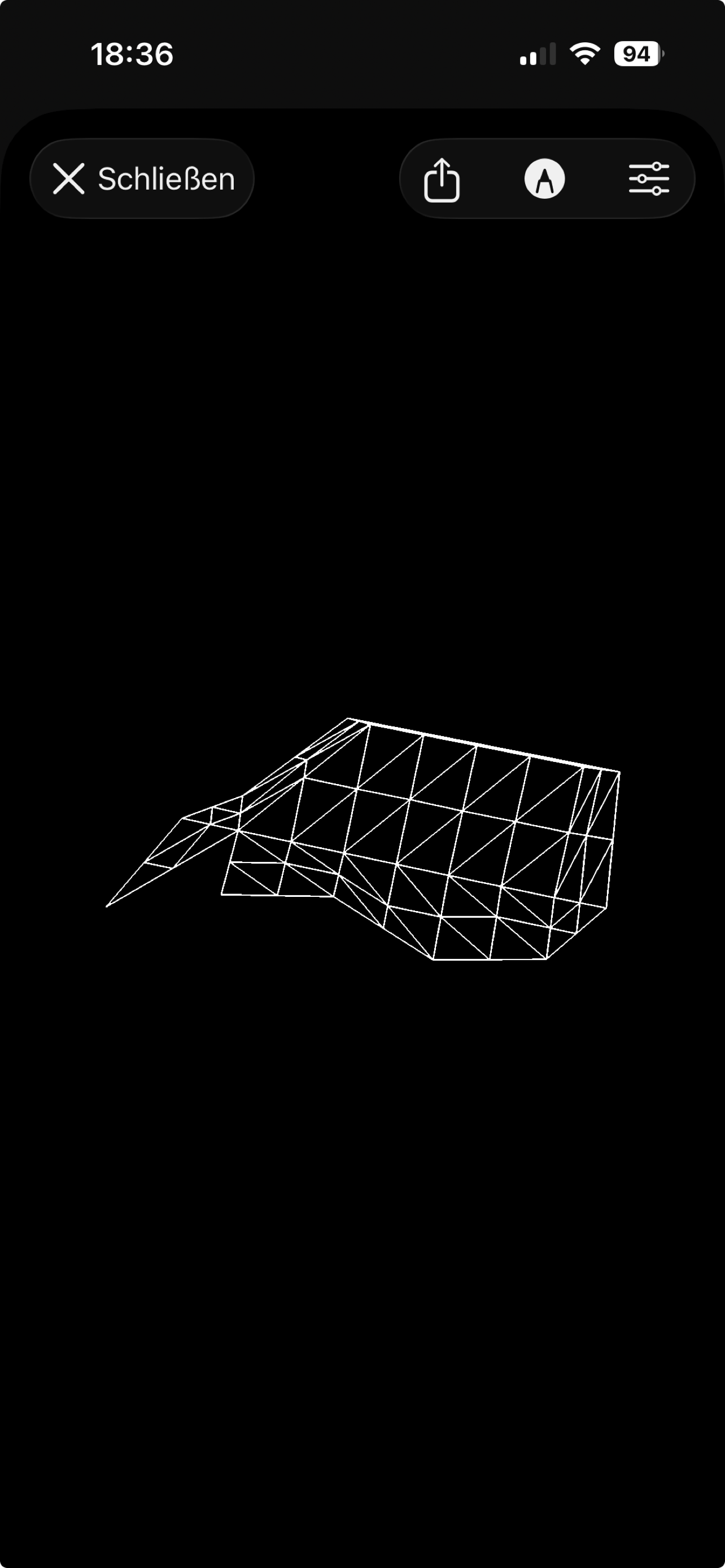 3d scanning app interface